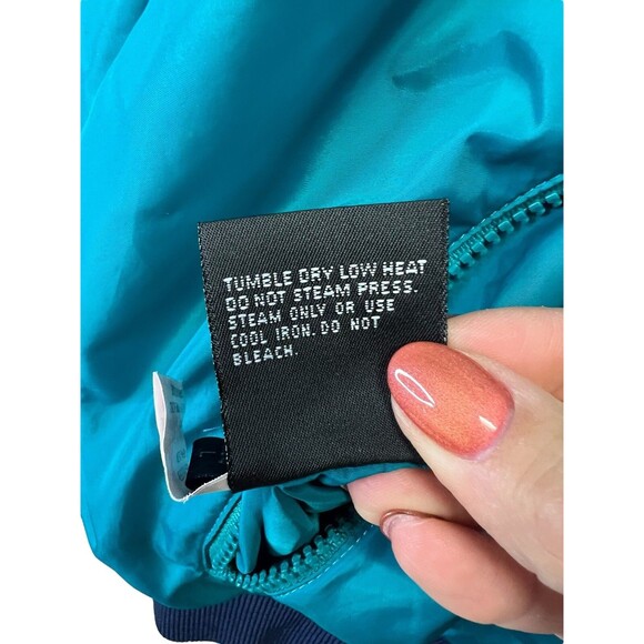 Vintage 1990s COLUMBIA Thinsulate Reversible Puffer Jacket Red Teal Men’s Large - Picture 14 of 16